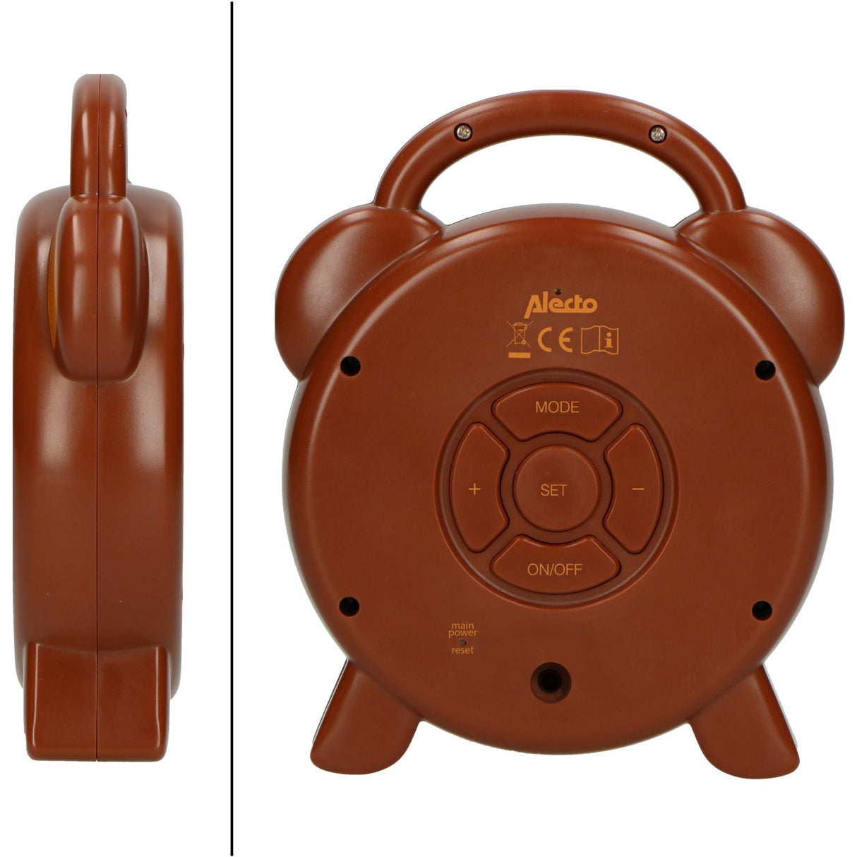 Alecto Søvntræner Ur med Lampe & Alarm - Monkey