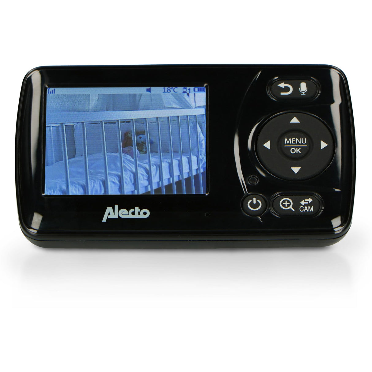 Alecto Baby Monitor Med 2,4 Inch Camera