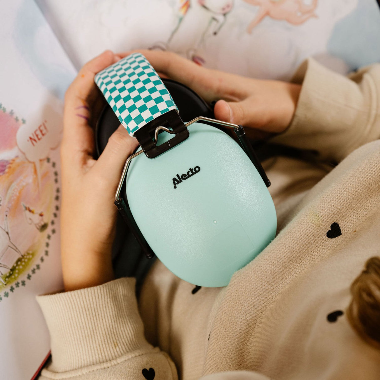 Alecto Green Earmuffs For Babies Og Toddlers