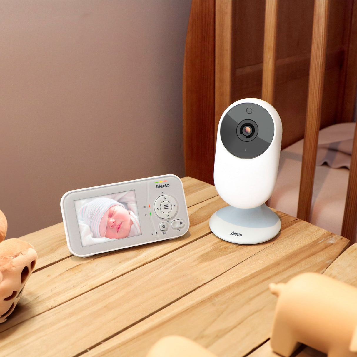 Alecto Video Baby Monitor Med 2.8 Inch Farve Display