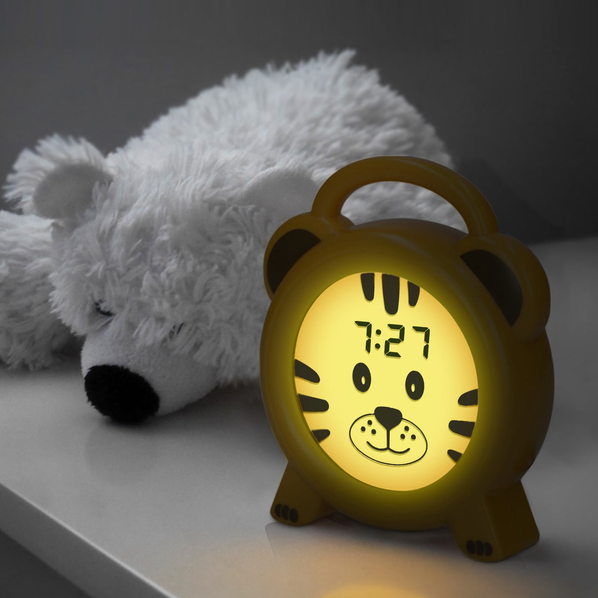 Alecto Søvntræner Ur med Lampe & Alarm - Tiger