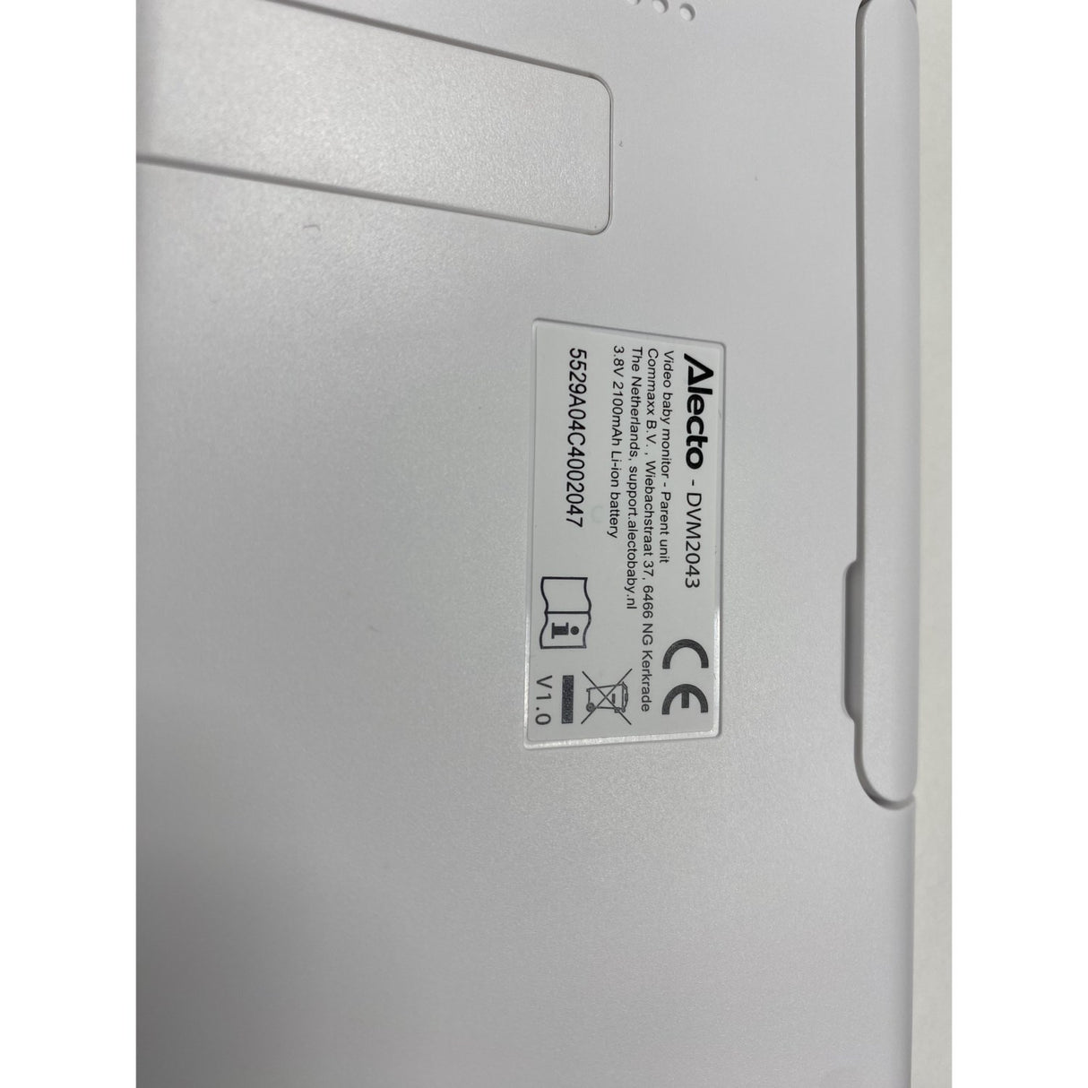 Alecto Video Baby Monitor Med 4.3 Inch Farve Display