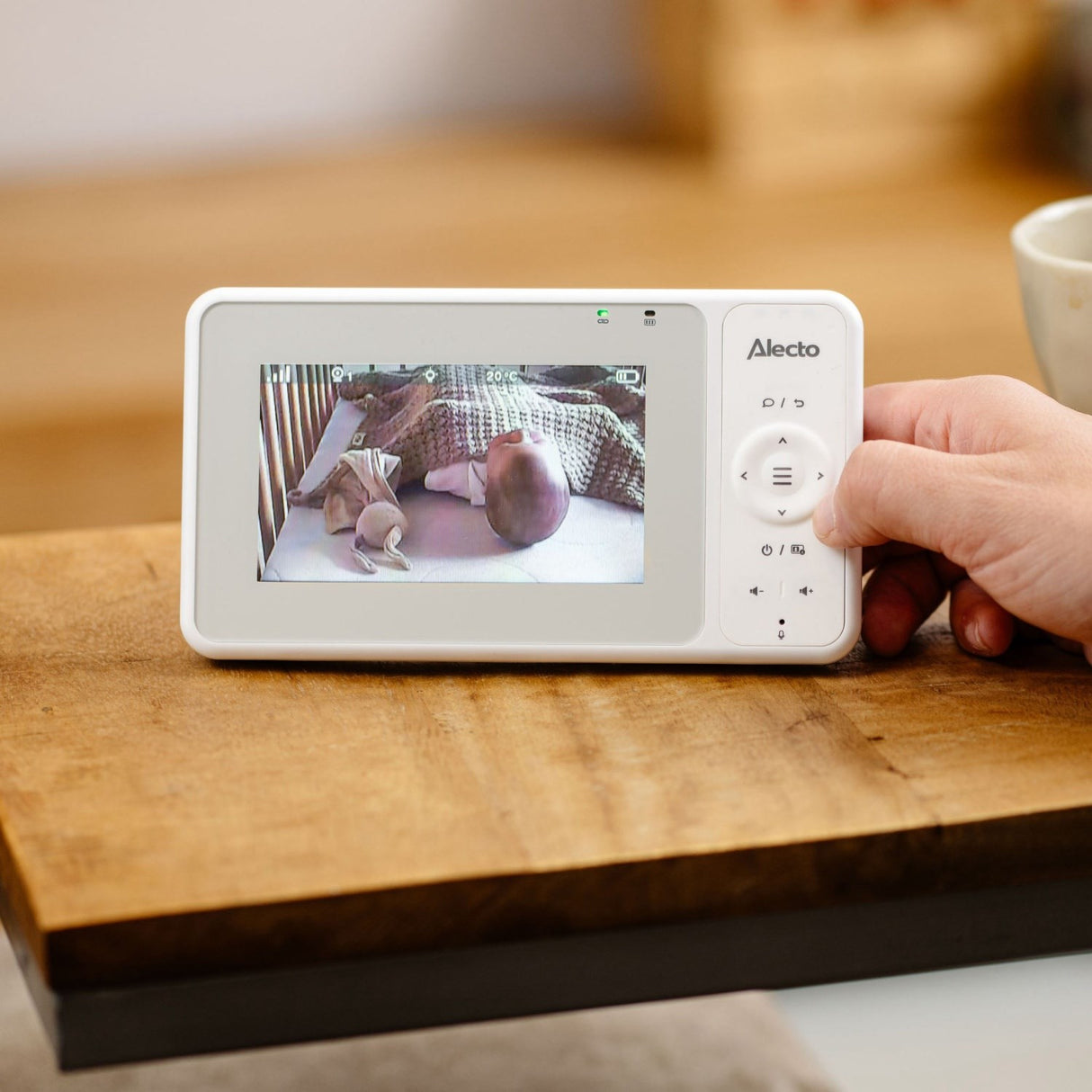 Alecto Video Baby Monitor Med 4.3 Inch Farve Display