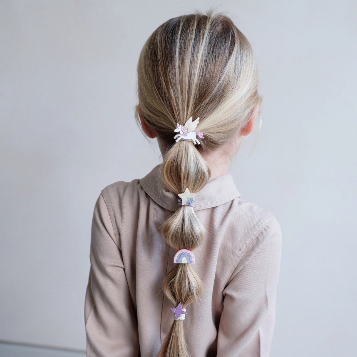 Mimi & Lula 8 Hårelastikker - Mini Flying Unicorn Dreamland