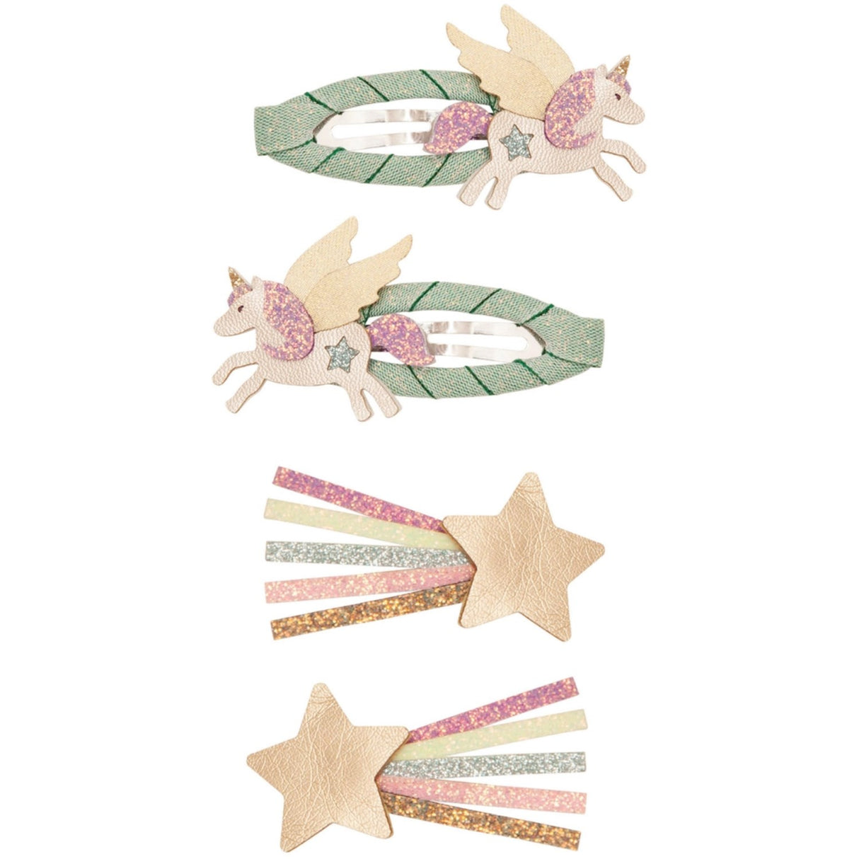 Mimi & Lula Hårpynt Sæt - Flying Unicorn Dreamland