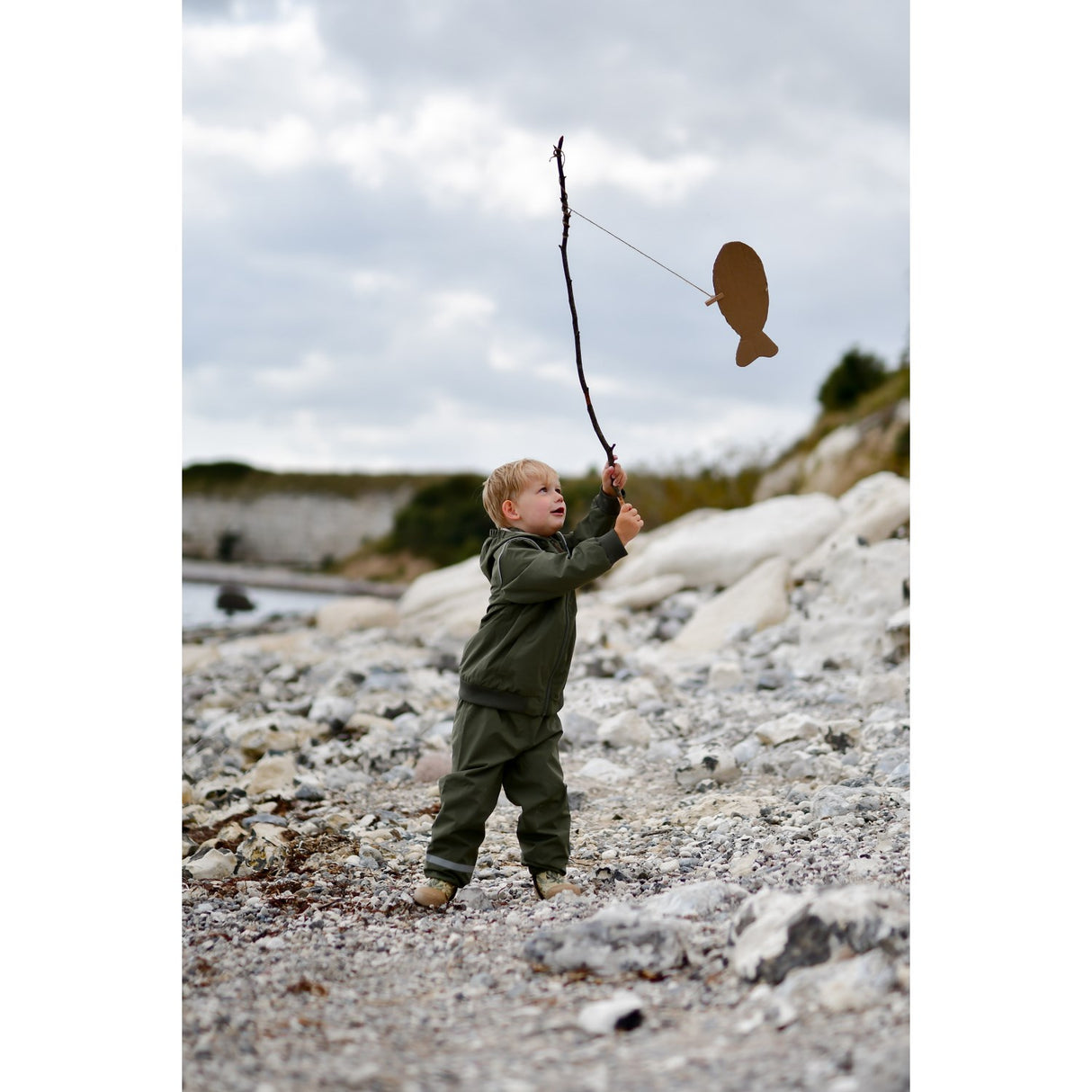 Mikk-Line Dusty Olive Shell Bukser