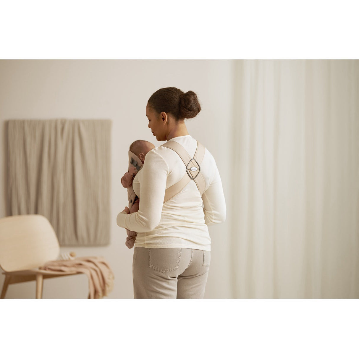 BabyBjörn Beige Bæresele Mini