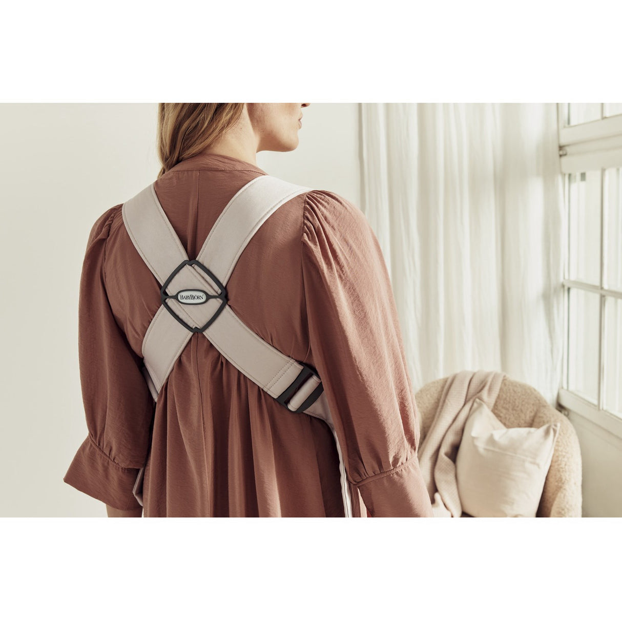 BabyBjörn Light Beige Bæresele Mini