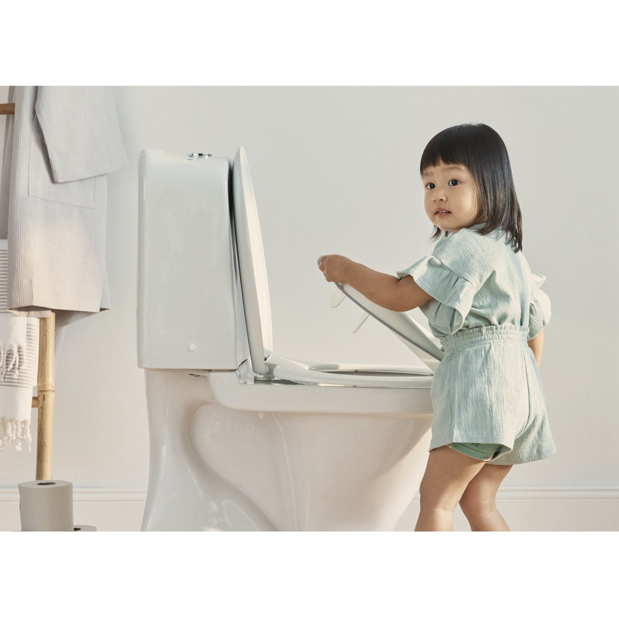 BabyBjörn White/Grey Toiletsæde