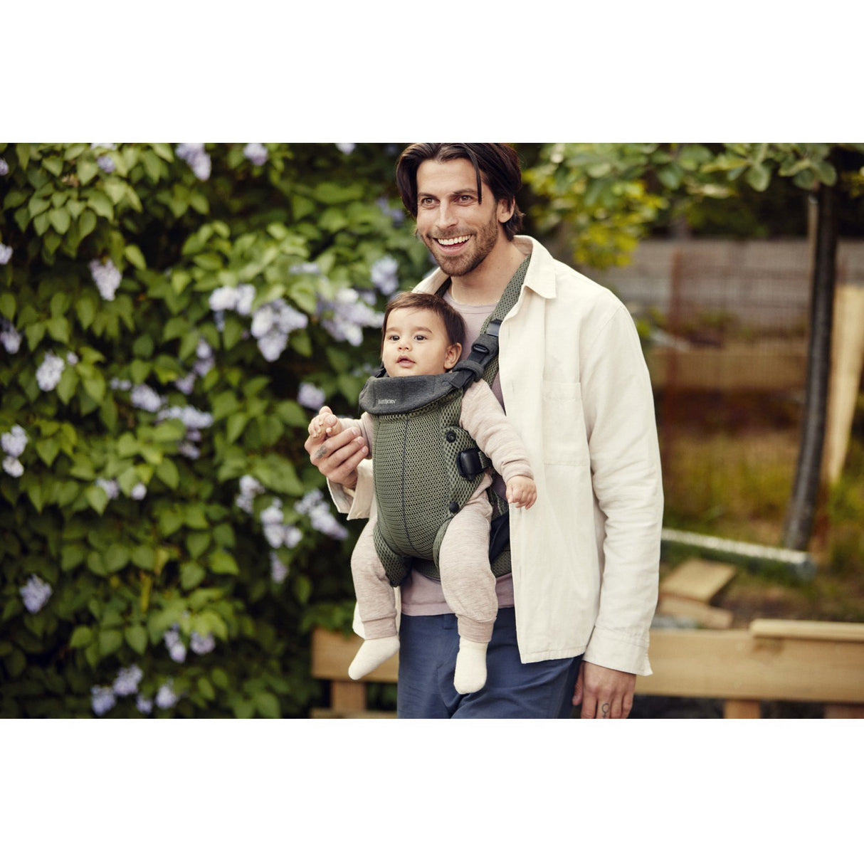 BabyBjörn Dark Green Baby Bæresele Harmony