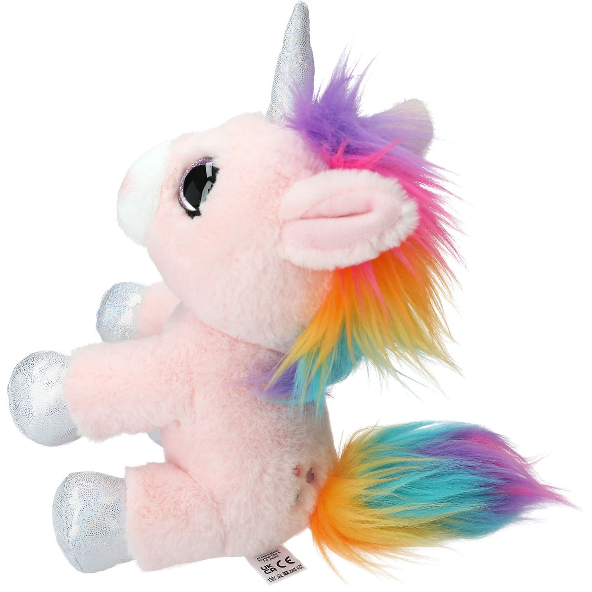 Ylvi Pink Plys Unicorn 21 Cm