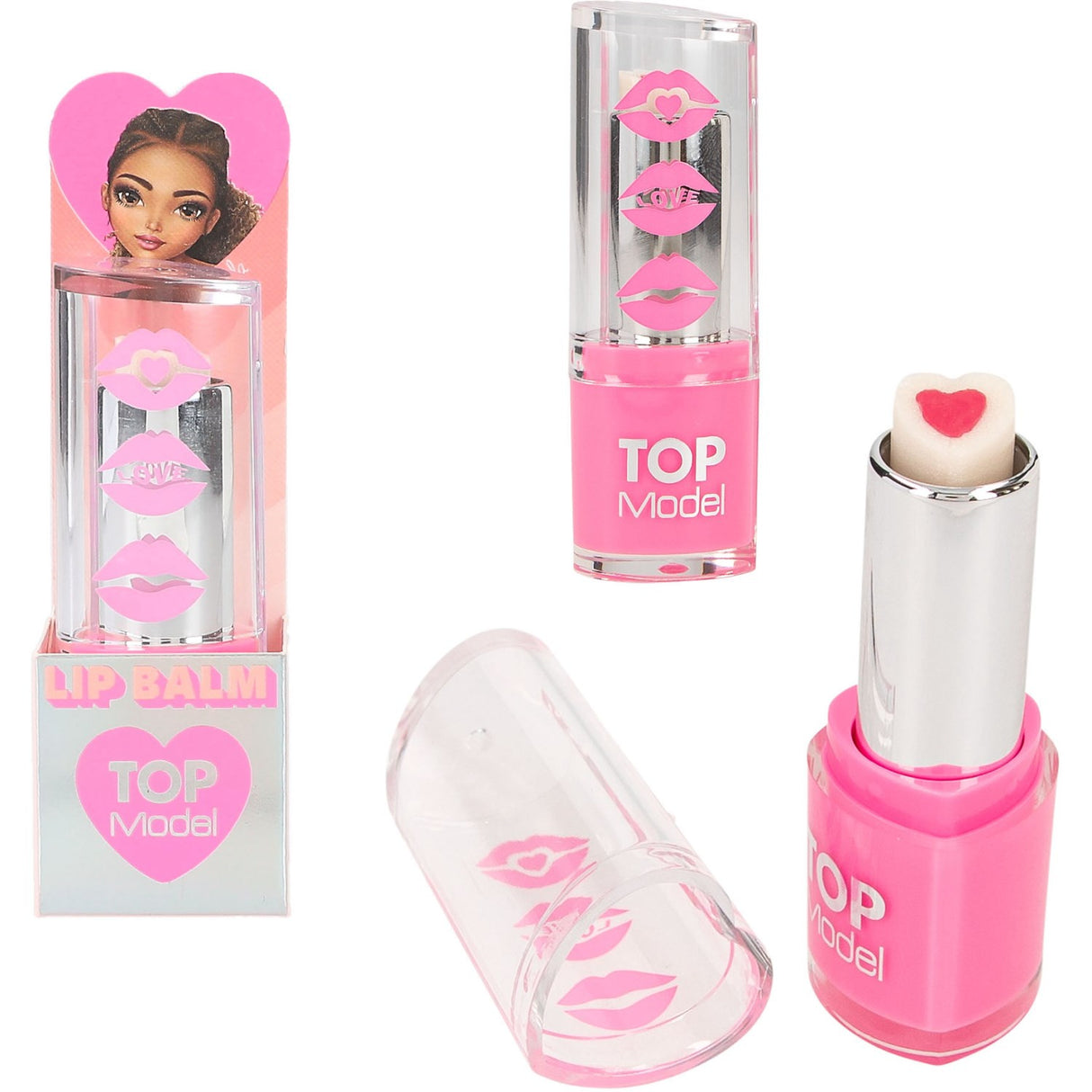 TOPModel Beauty And Me Lipbalm Heart I Heart Pink