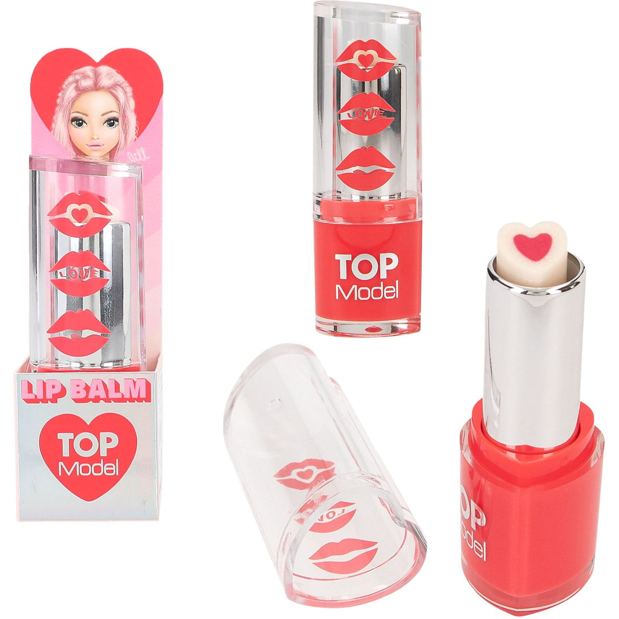 TOPModel Beauty And Me Lipbalm Heart I Heart Red