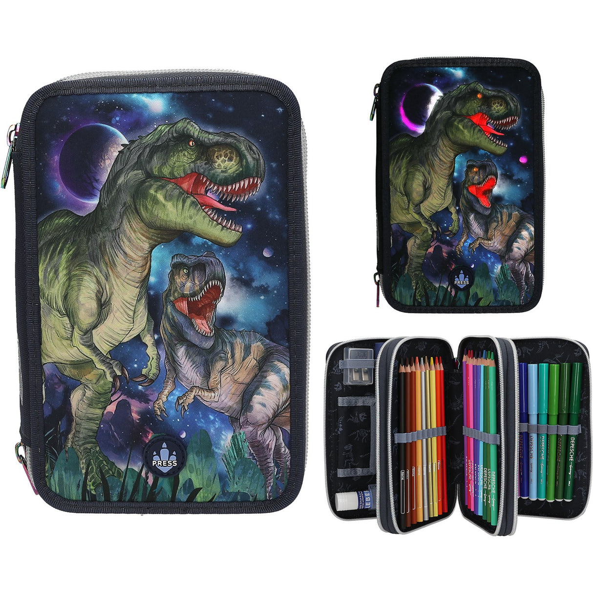Dino World Galaxy Triple Penalhus LED