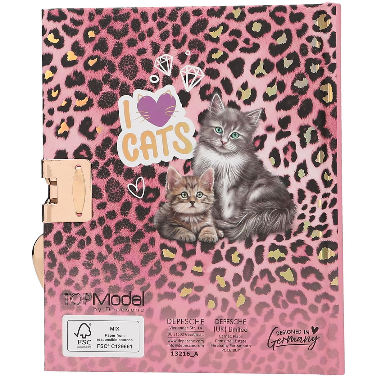 TOPModel Dagbog Med Hemmelig Pen