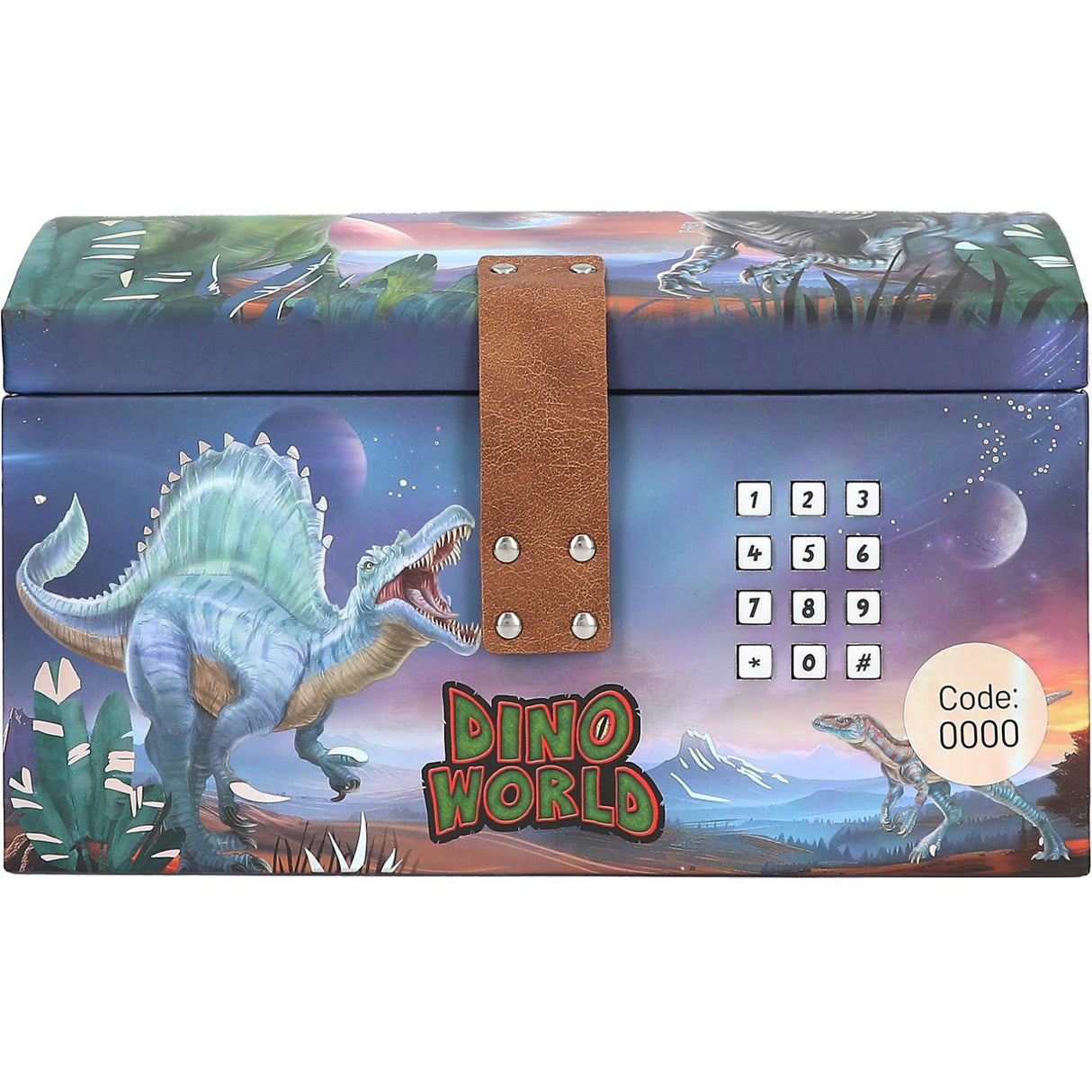 Dino World Skattekiste Med Kode, Lyd Og Lys