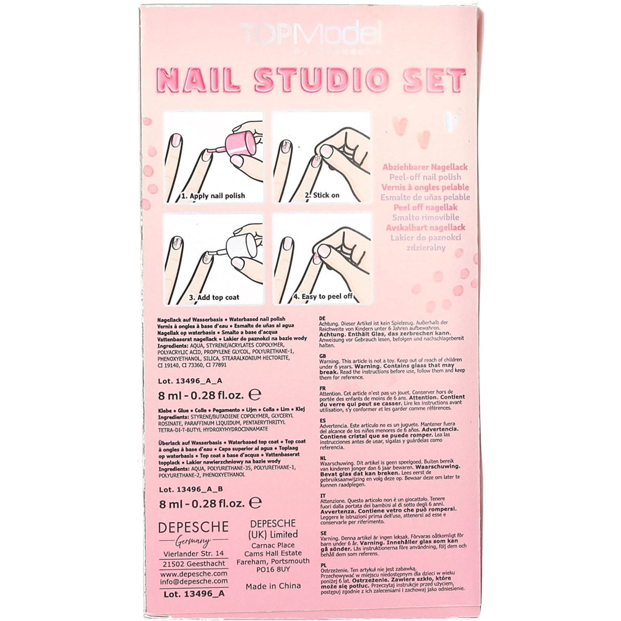 TOPModel Beauty And Me Nail Studio Sæt