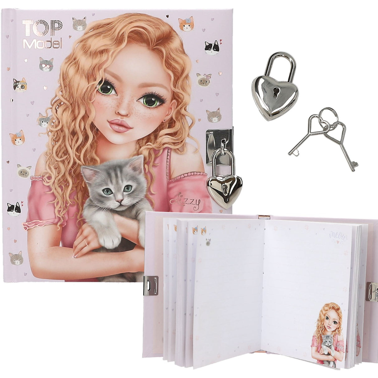 TOPModel Kitty And Doggo Kitty Dagbog