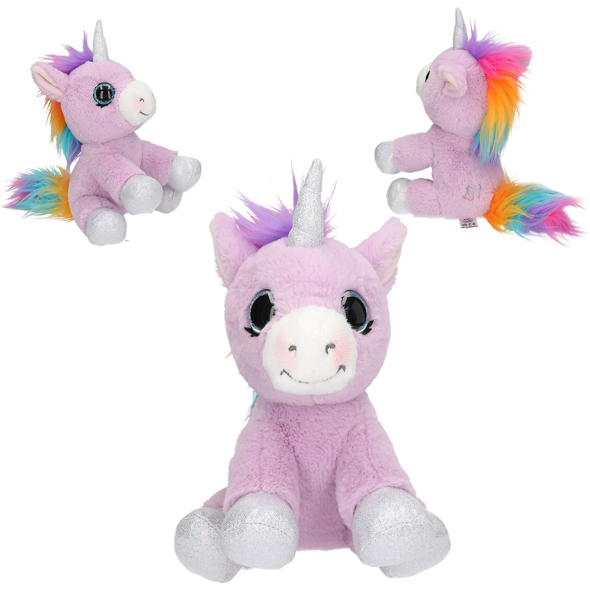 Ylvi Lilac Plys Unicorn 21 Cm