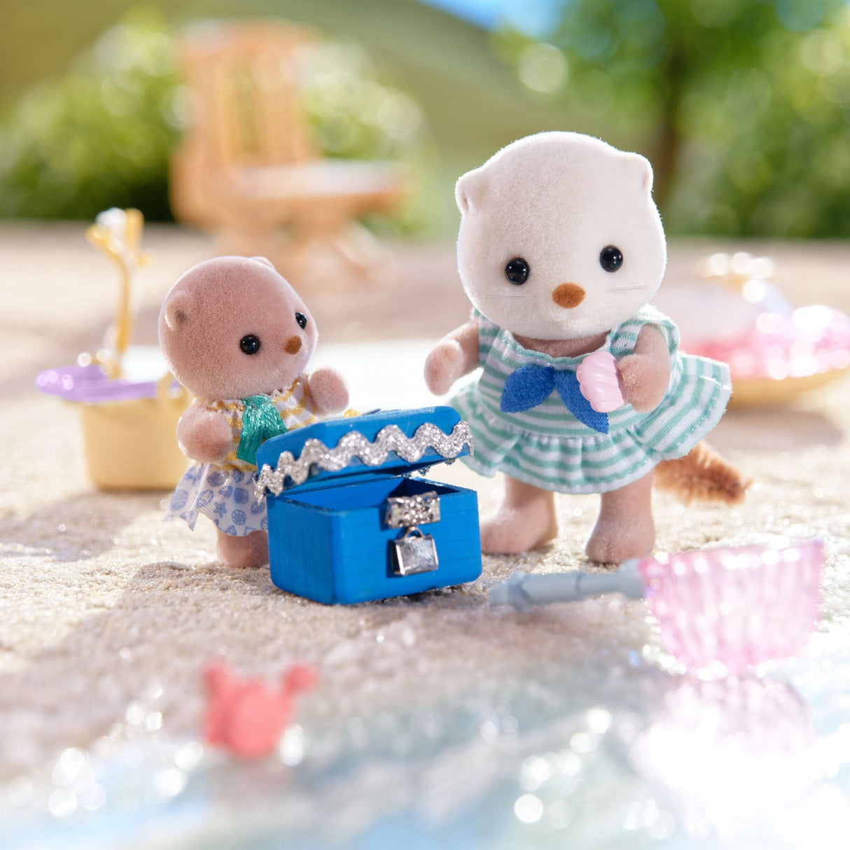 Sylvanian Families® Sea Otter Sisters - Splashy Snorkel Sæt