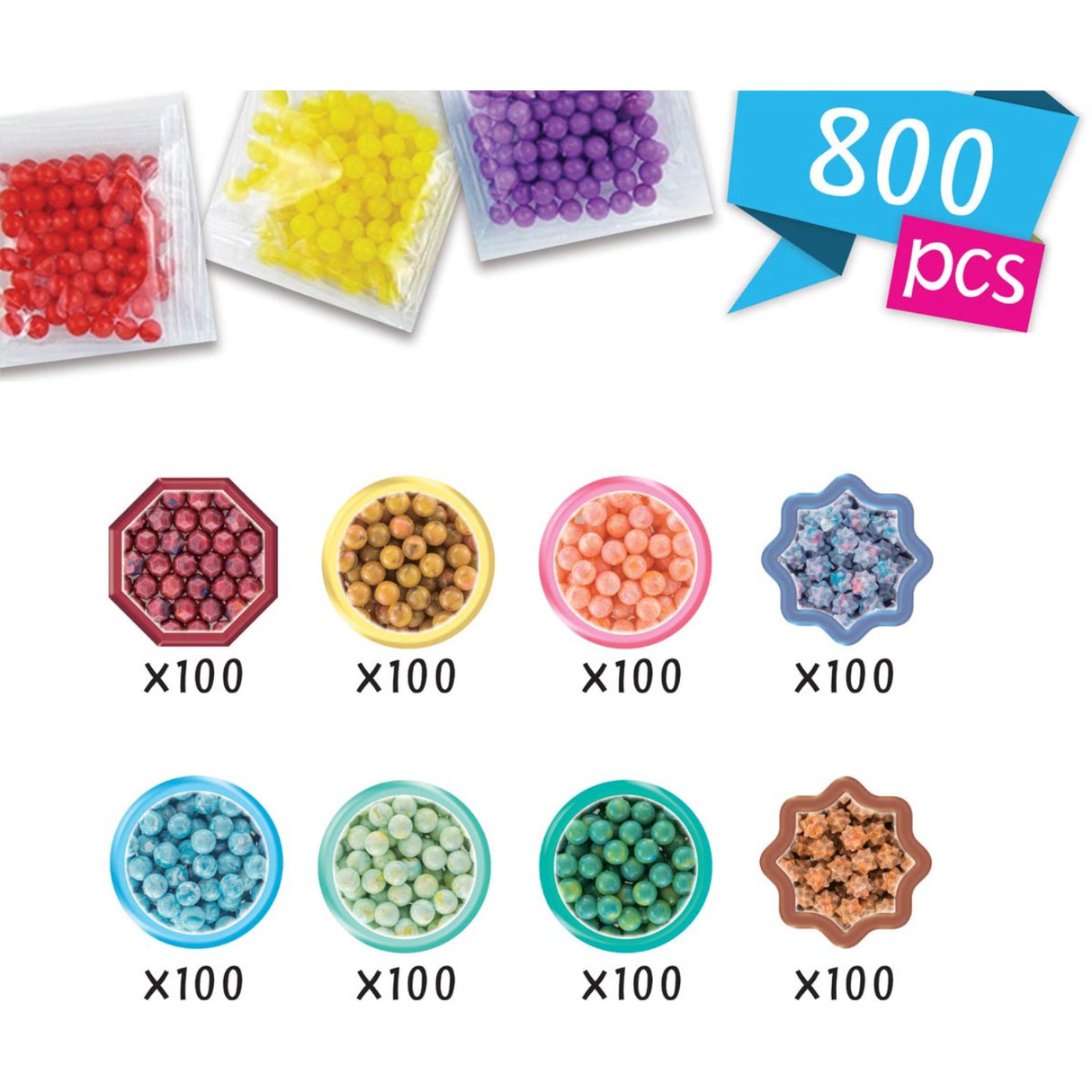 Aquabeads Watercolor Perle Pak