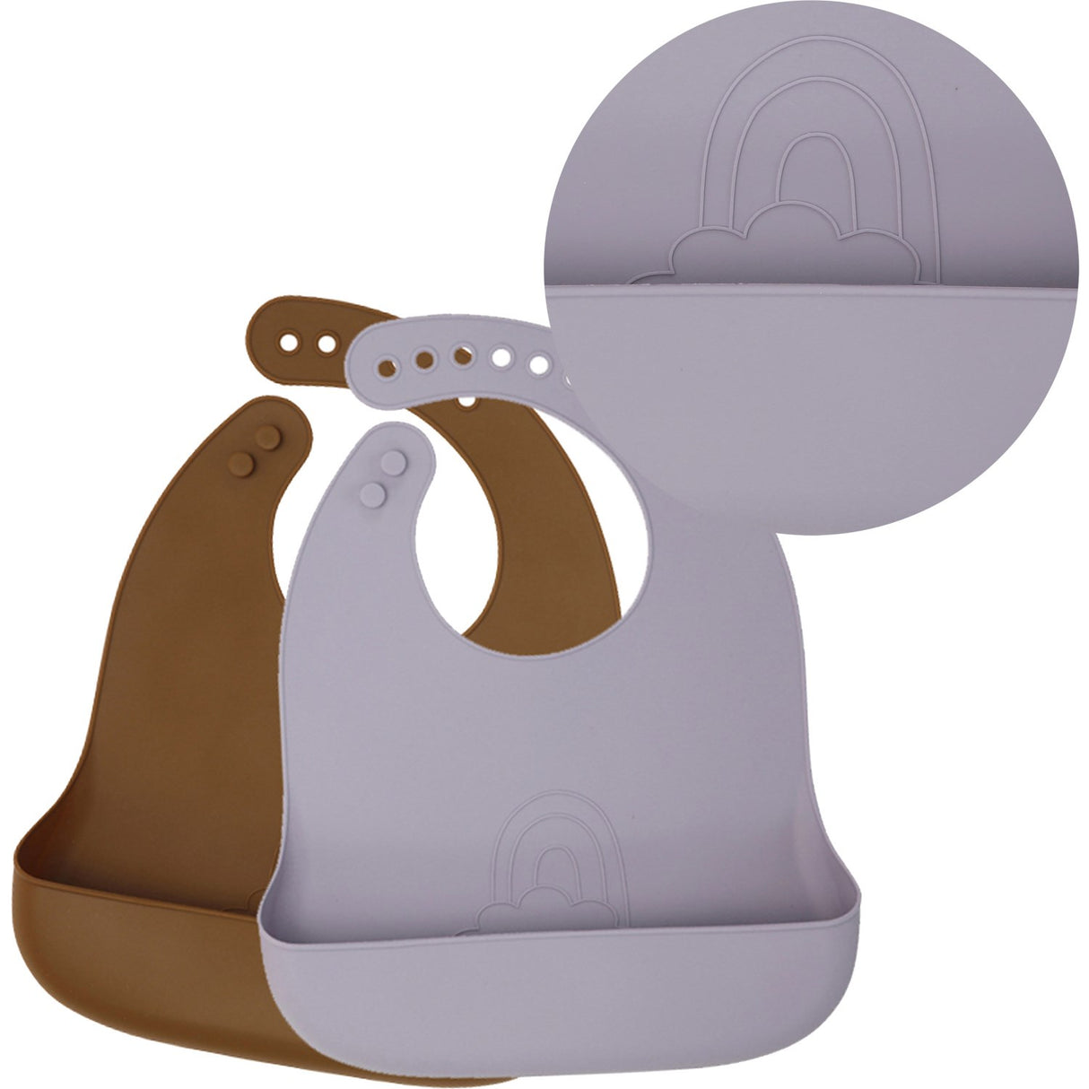 By Lille Vilde Lilac & Cocoa Hagesmække - Rainbow 2pcs