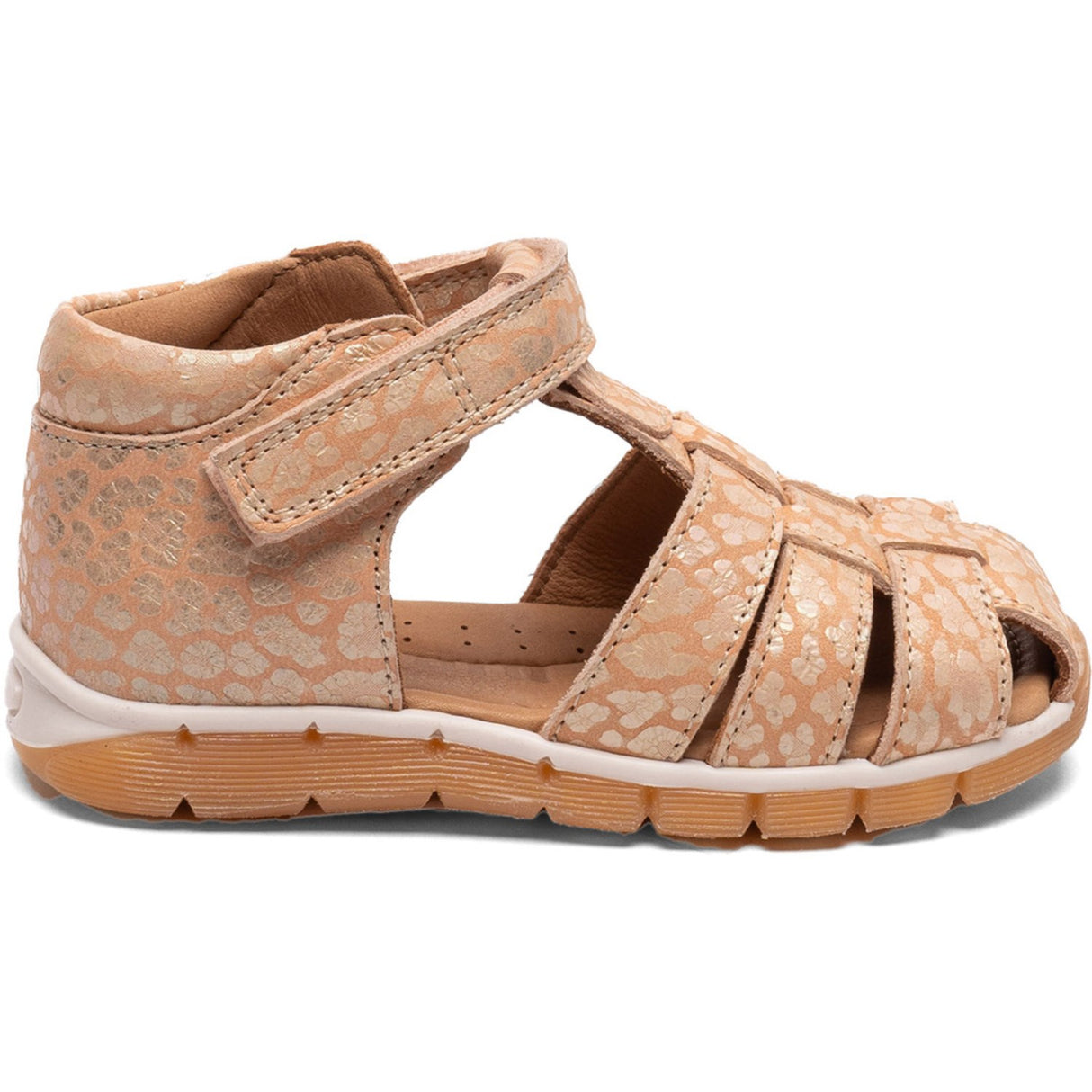 Bisgaard Nude Leopard Billie Sandal