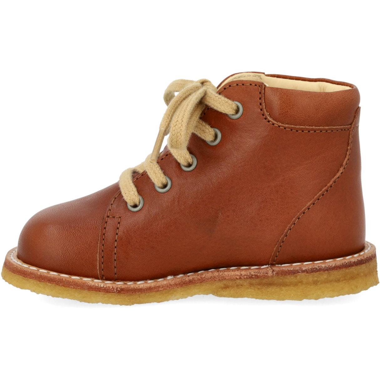 Angulus Cognac Klassisk Snøresko