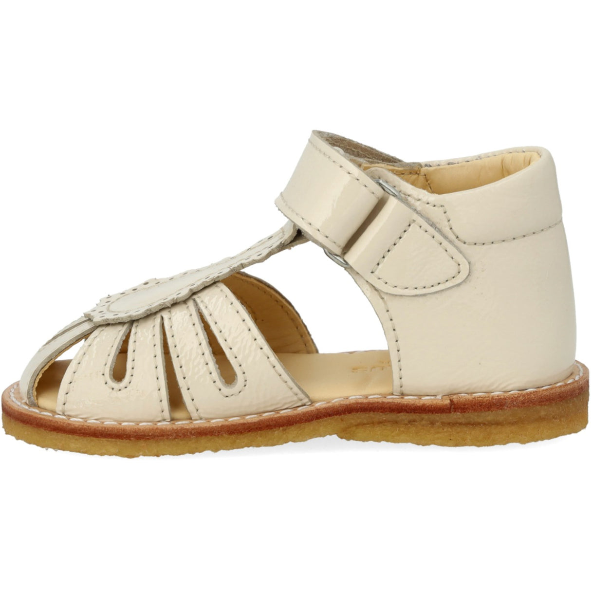 Angulus Buttermilk Begynder Sandal Med Velcrolukning
