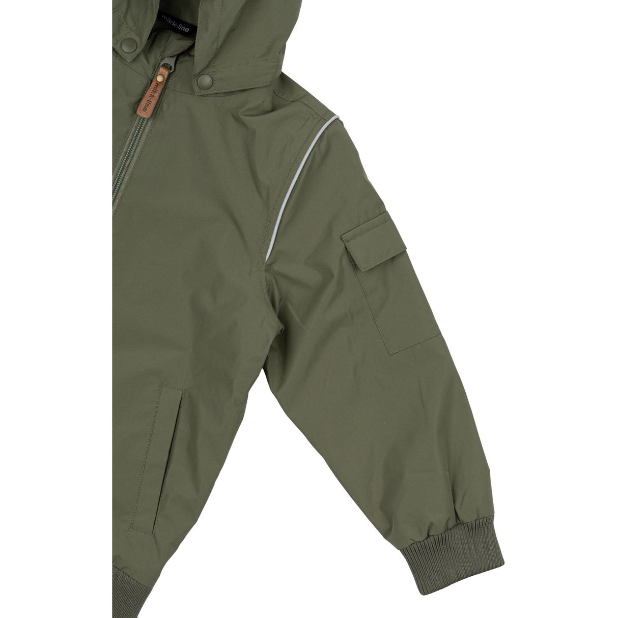 Mikk-Line Dusty Olive Shell Jakke