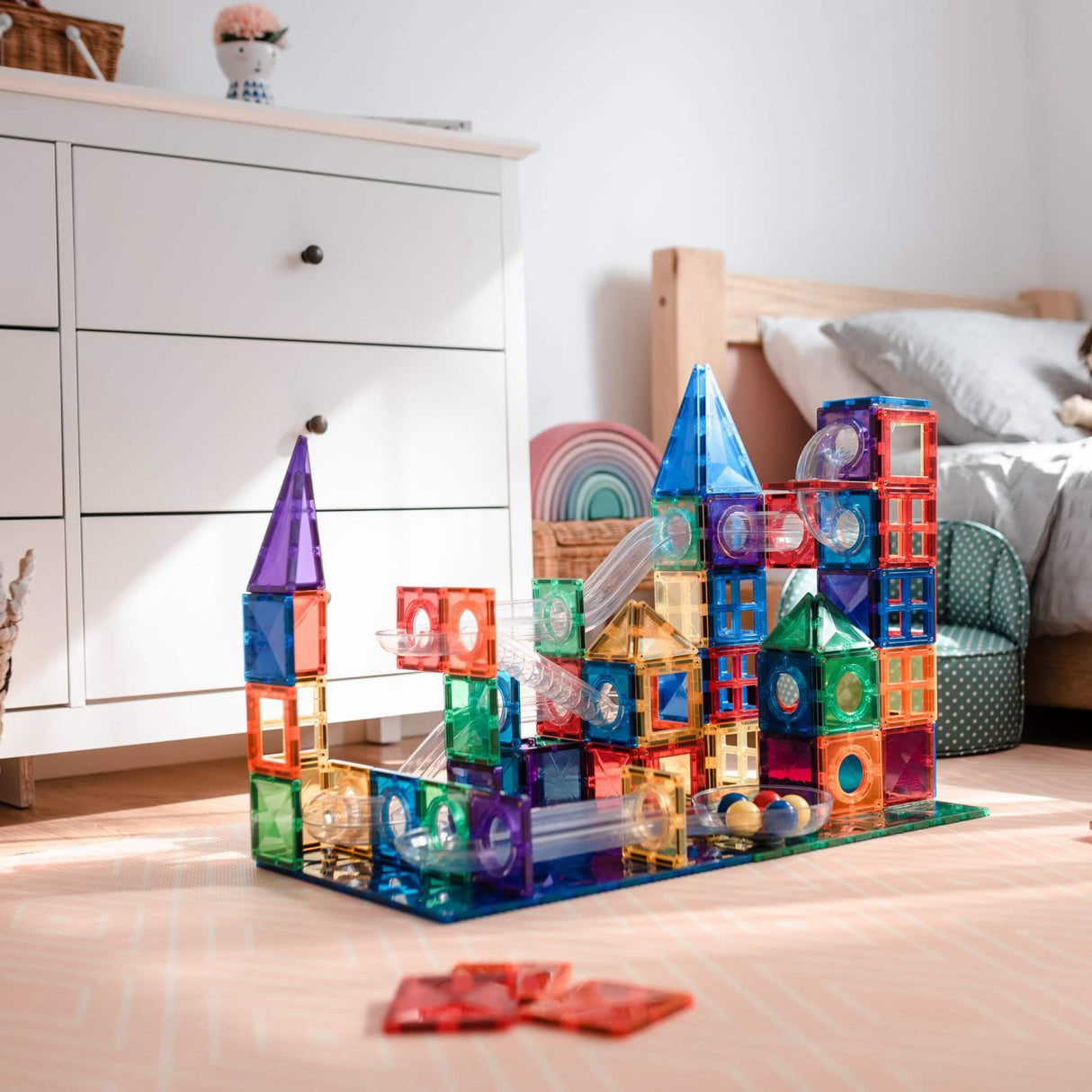 Connetix Rainbow Bold Run Pak 92 Styks