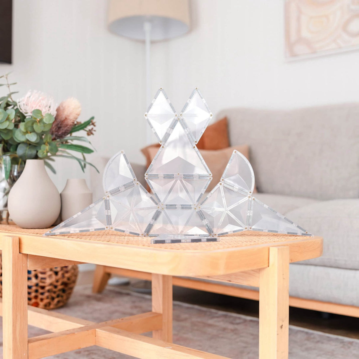 Connetix Clear Shape Expansion Pak 24 Styks