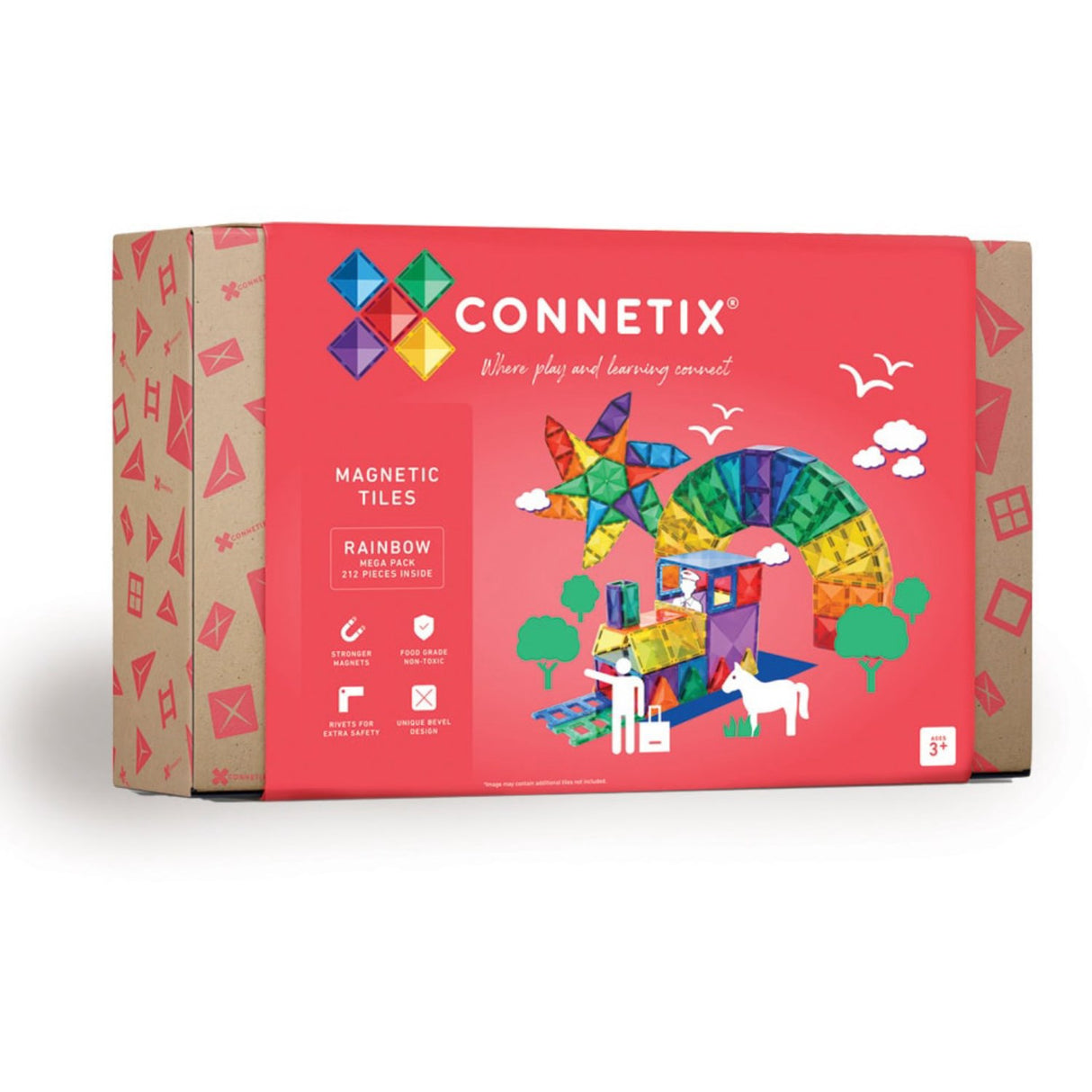 Connetix Rainbow Mega Pak 212 Styks