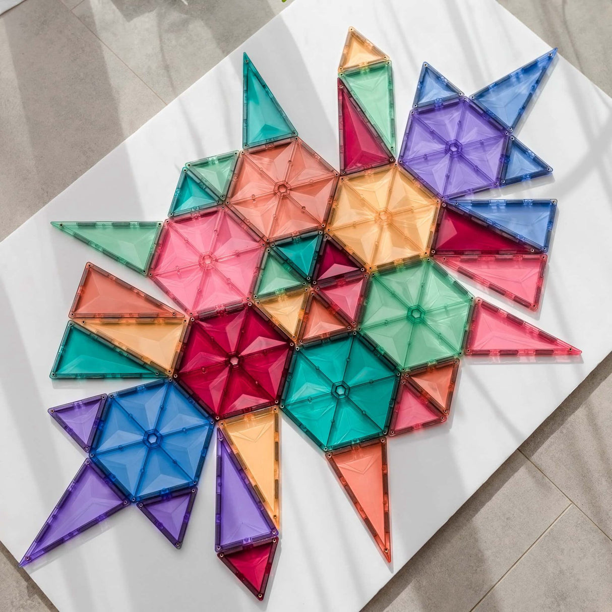 Connetix Pastel Geometry Pak 40 Styks