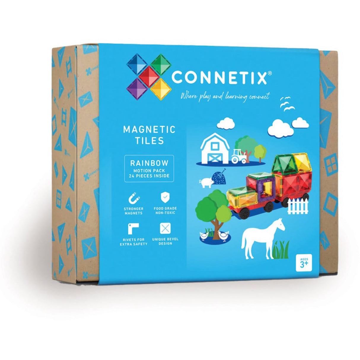 Connetix Rainbow Motion Pak 24 Styks