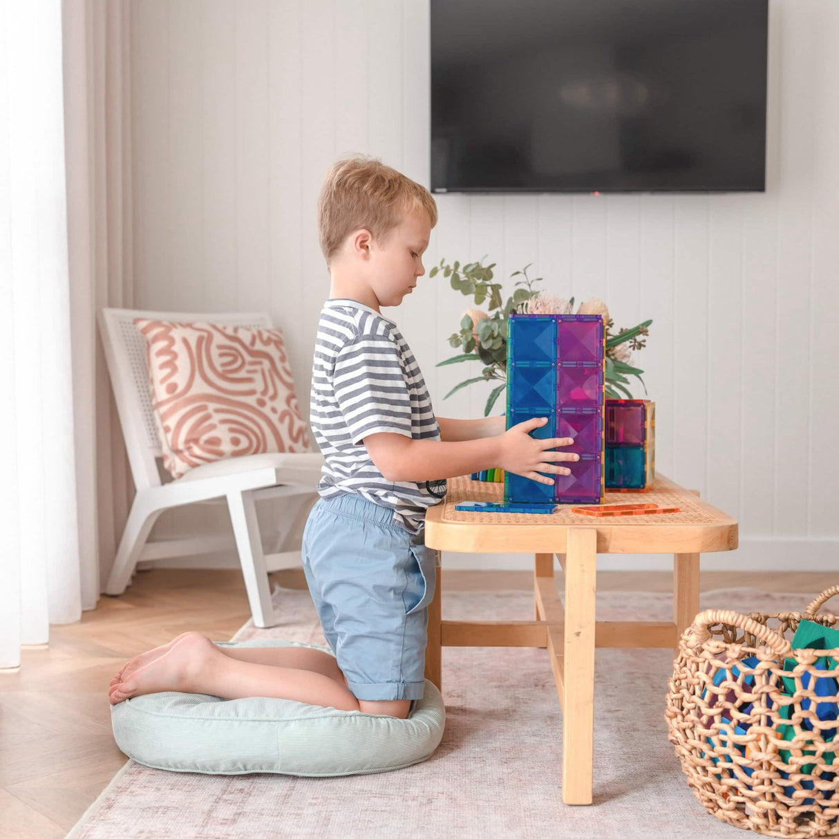 Connetix Rainbow Rectangle Pak 18 Styks