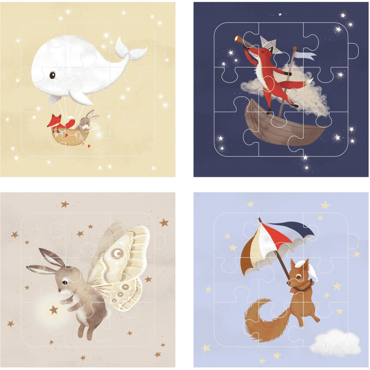 FILIBABBA Dreamy Adventurers Puslespil Bog