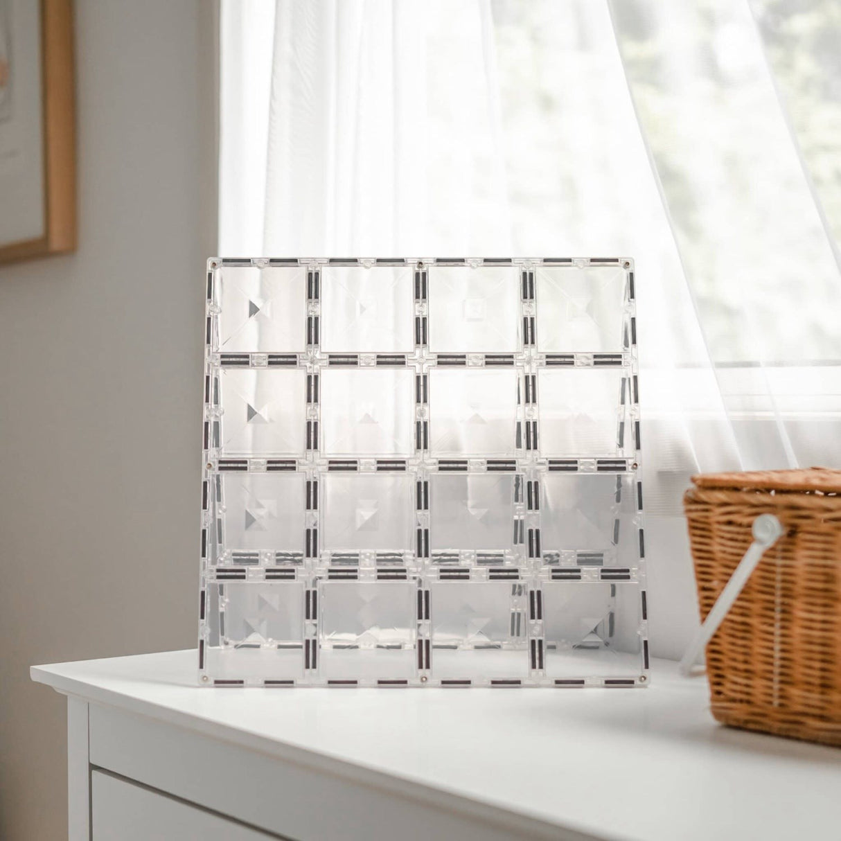 Connetix Clear Base Plate Pak 2 Styks