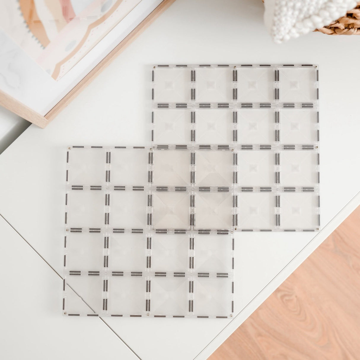 Connetix Clear Base Plate Pak 2 Styks
