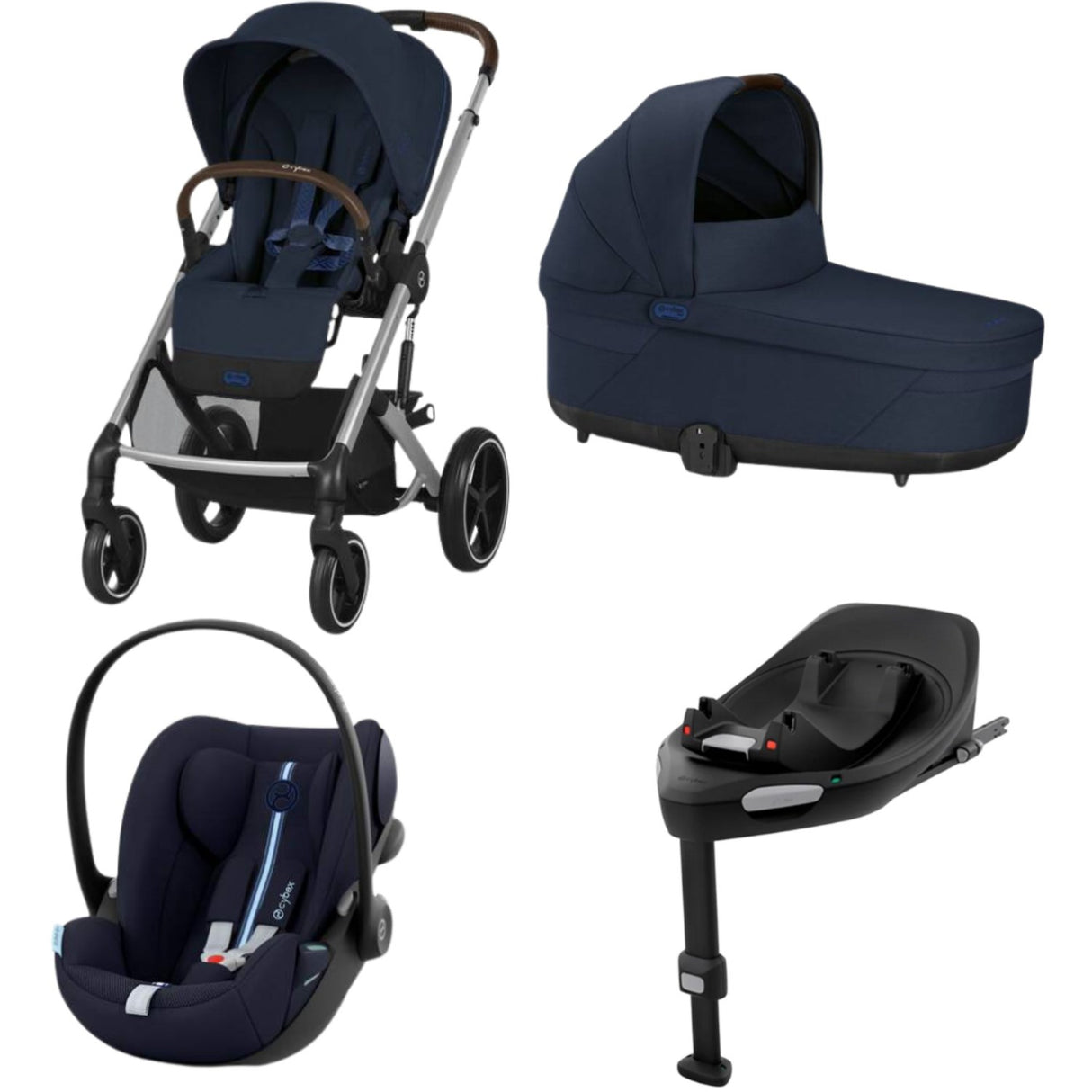 Cybex Ocean Blue Balios S Lux Bundle
