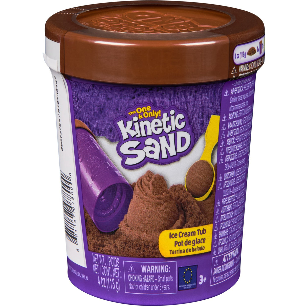 Kinetic Sand Brown Isbøtte