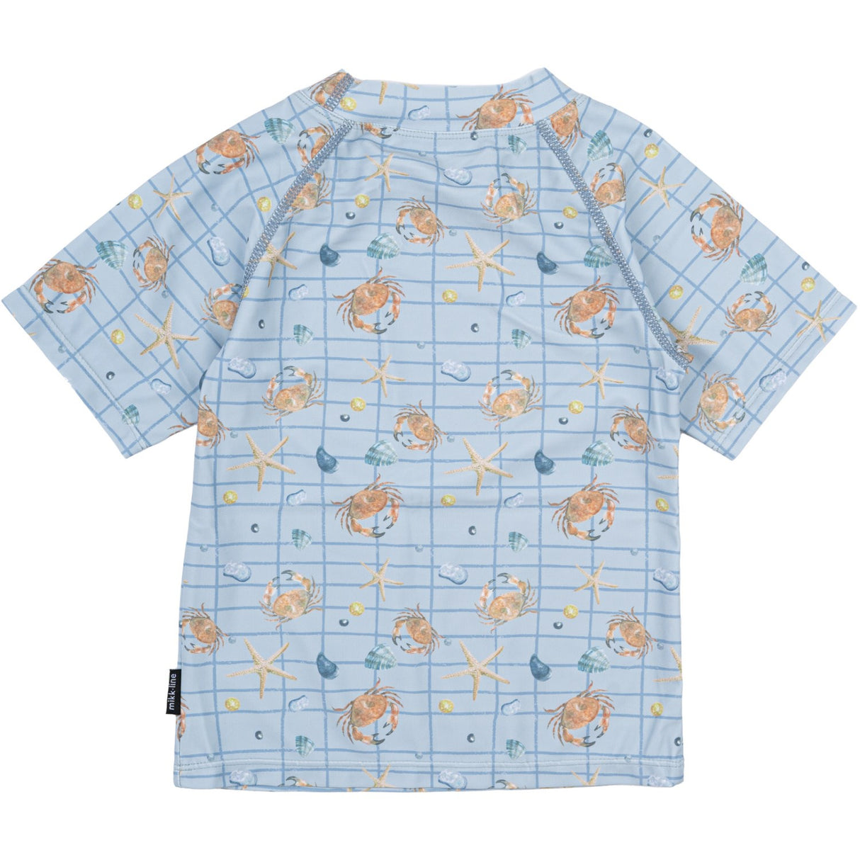 Mikk-Line Faded Denim AOP UV Badetrøje Recycled