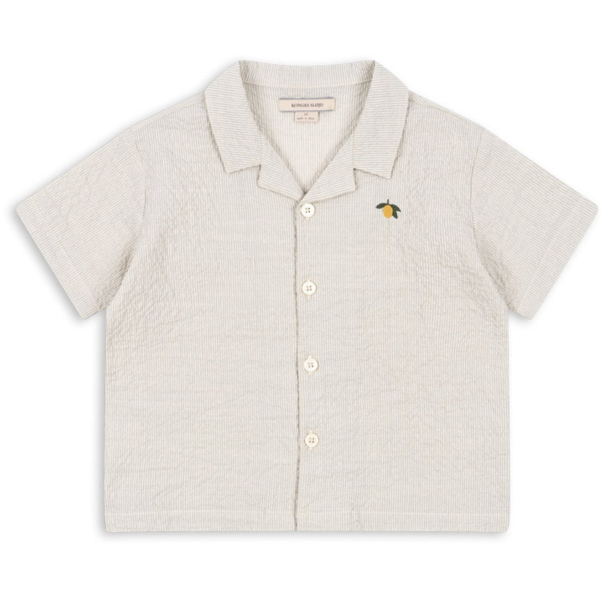 Konges Sløjd Quarry Stripe Elliot Ss Skjorte GOTS