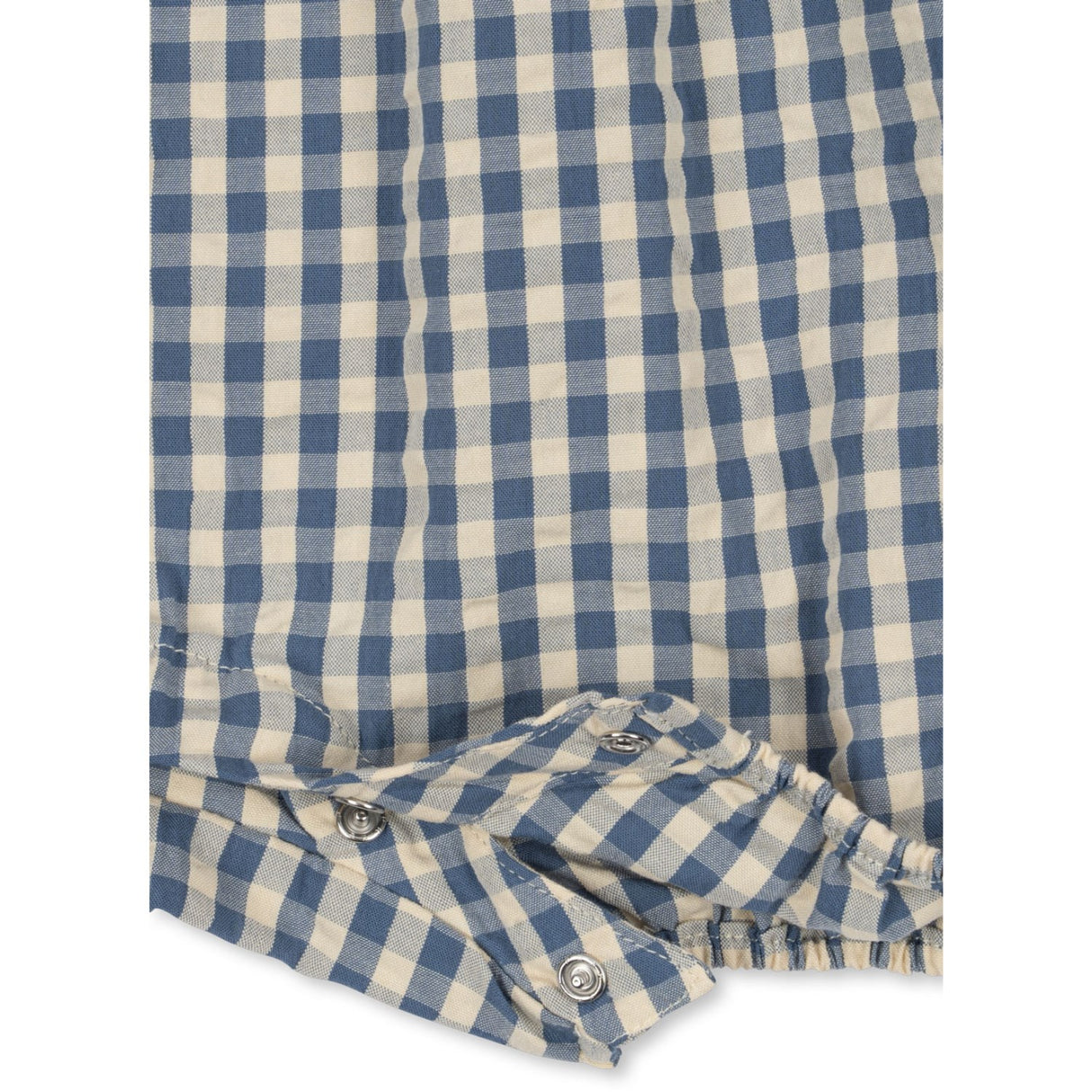 Konges Sløjd Captains Blue Check Kim Romper GOTS