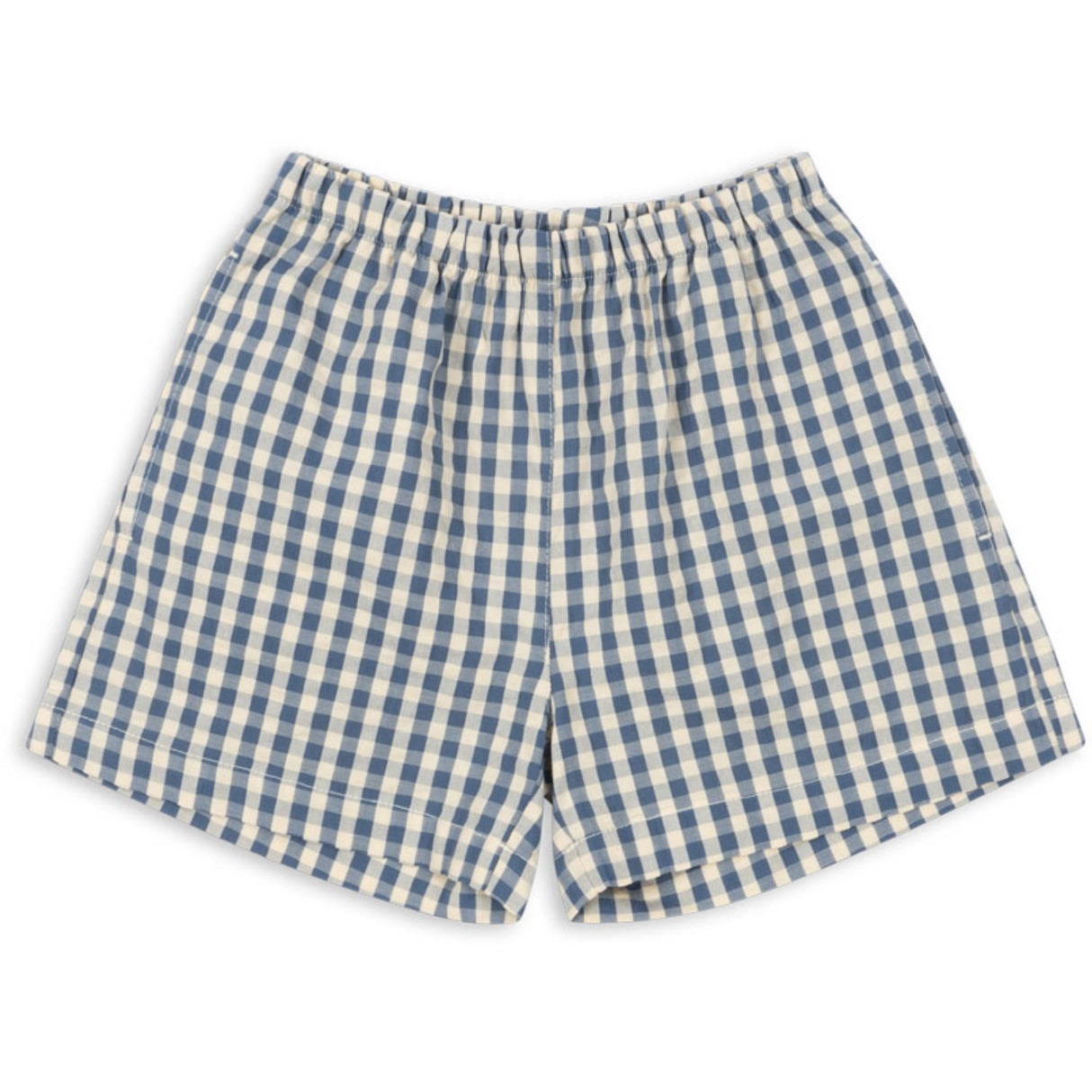 Konges Sløjd Captains Blue Check Kim Shorts GOTS