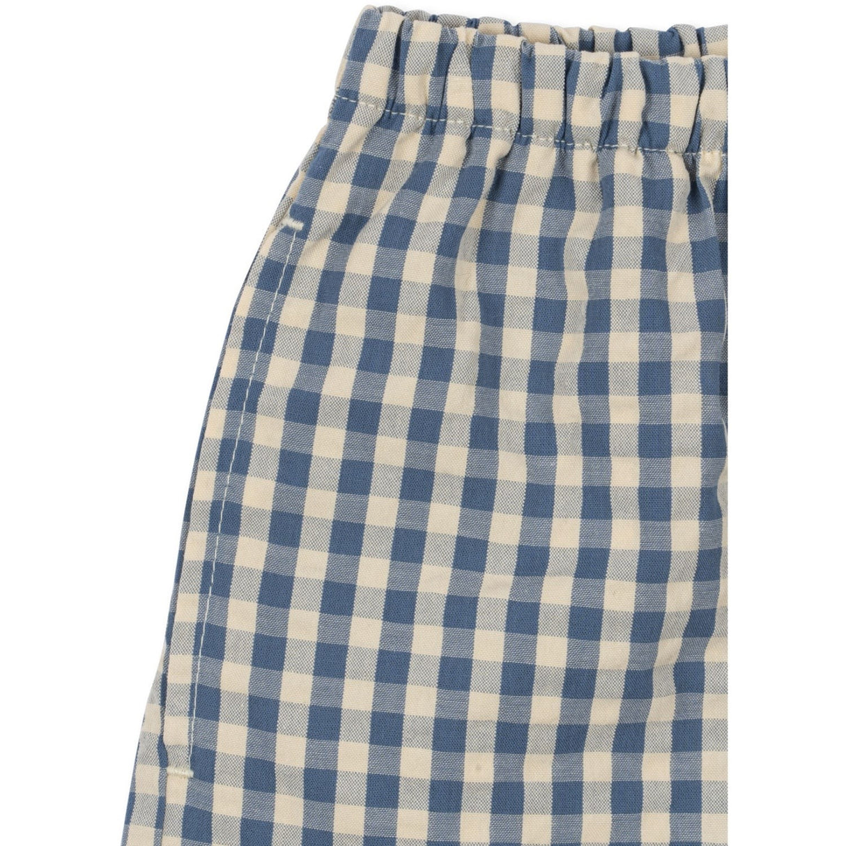 Konges Sløjd Captains Blue Check Kim Shorts GOTS