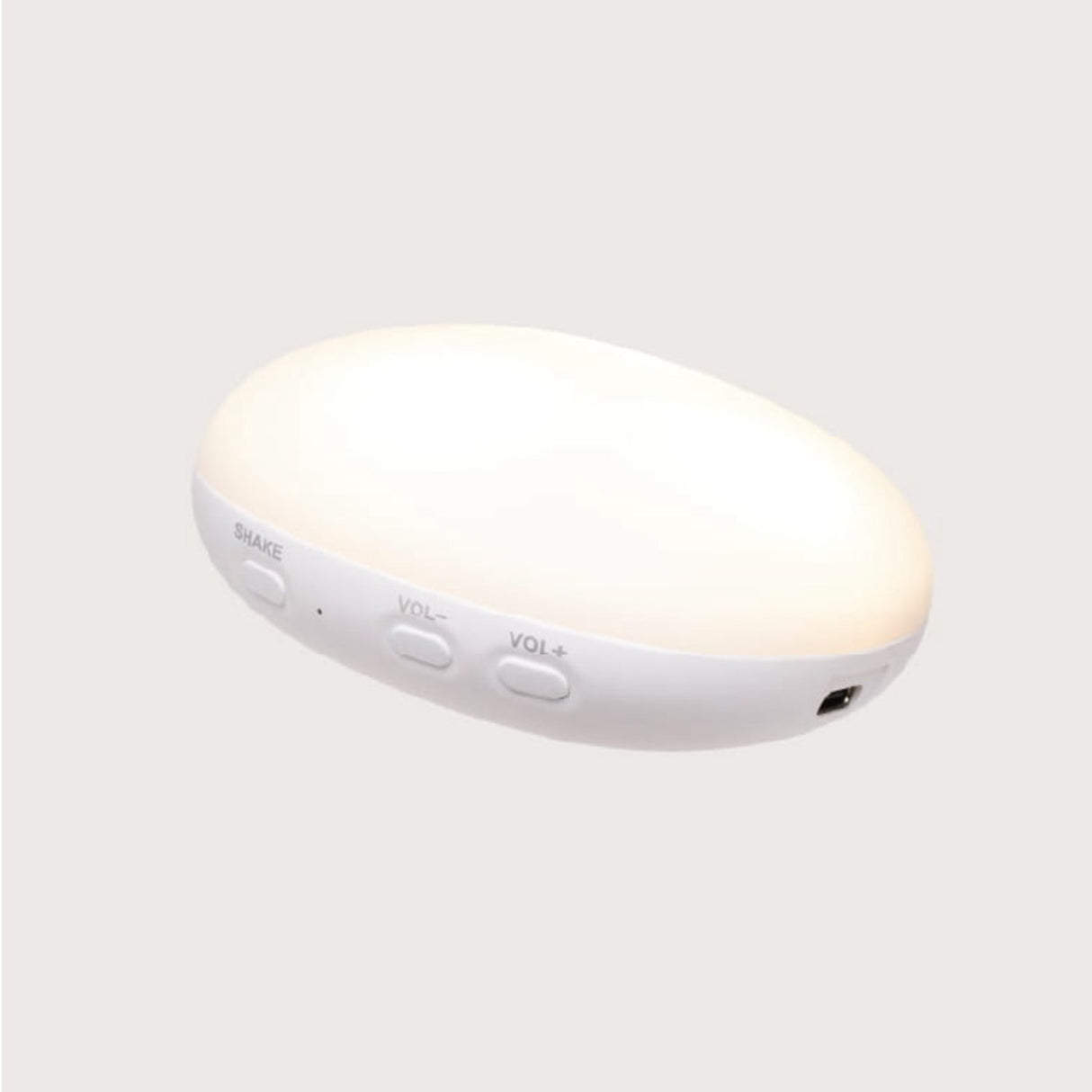 Moonie Caramel 2.0 Organic Humming Bjørn Med White Noise og en Lampe