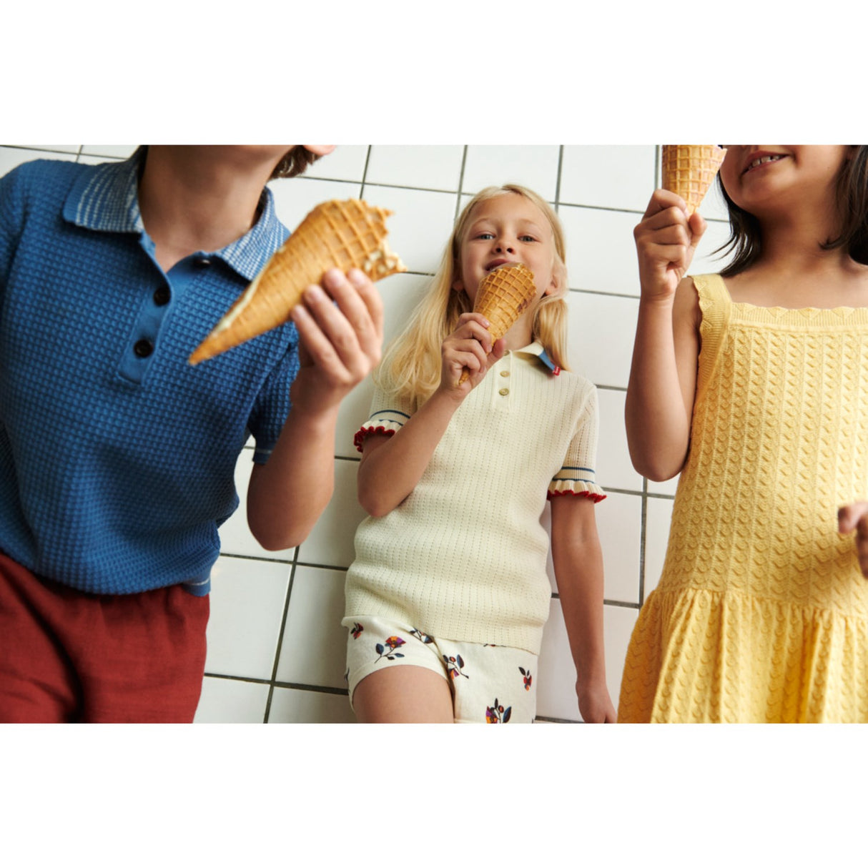 FUB ecru Flæse Polo