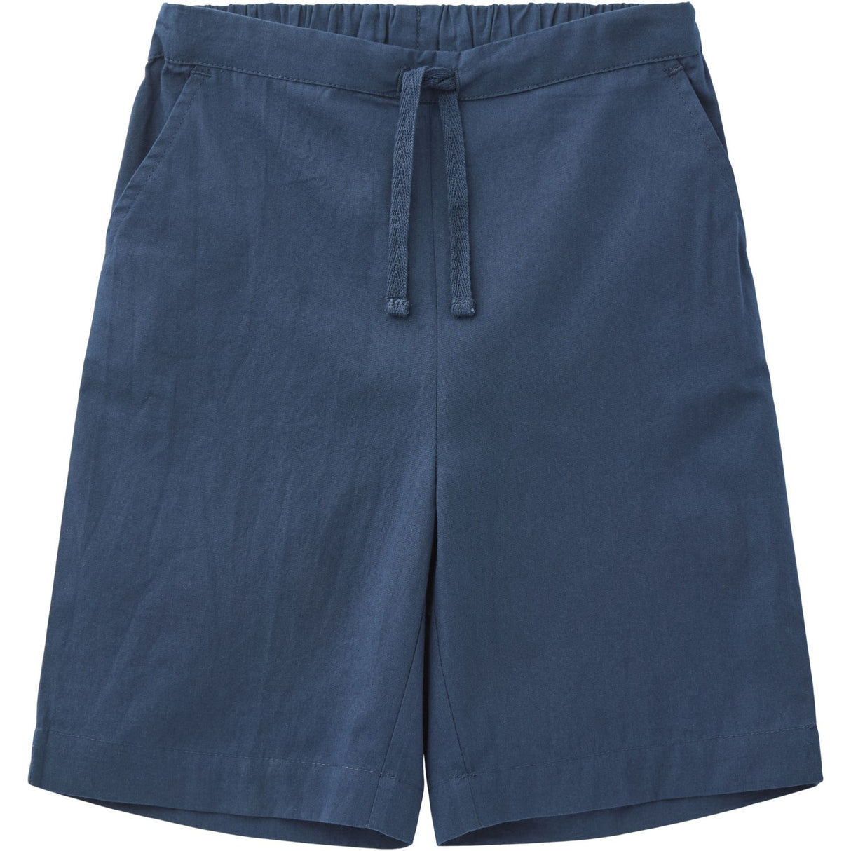 COPENHAGEN COLORS Navy Poplin Shorts med snøre