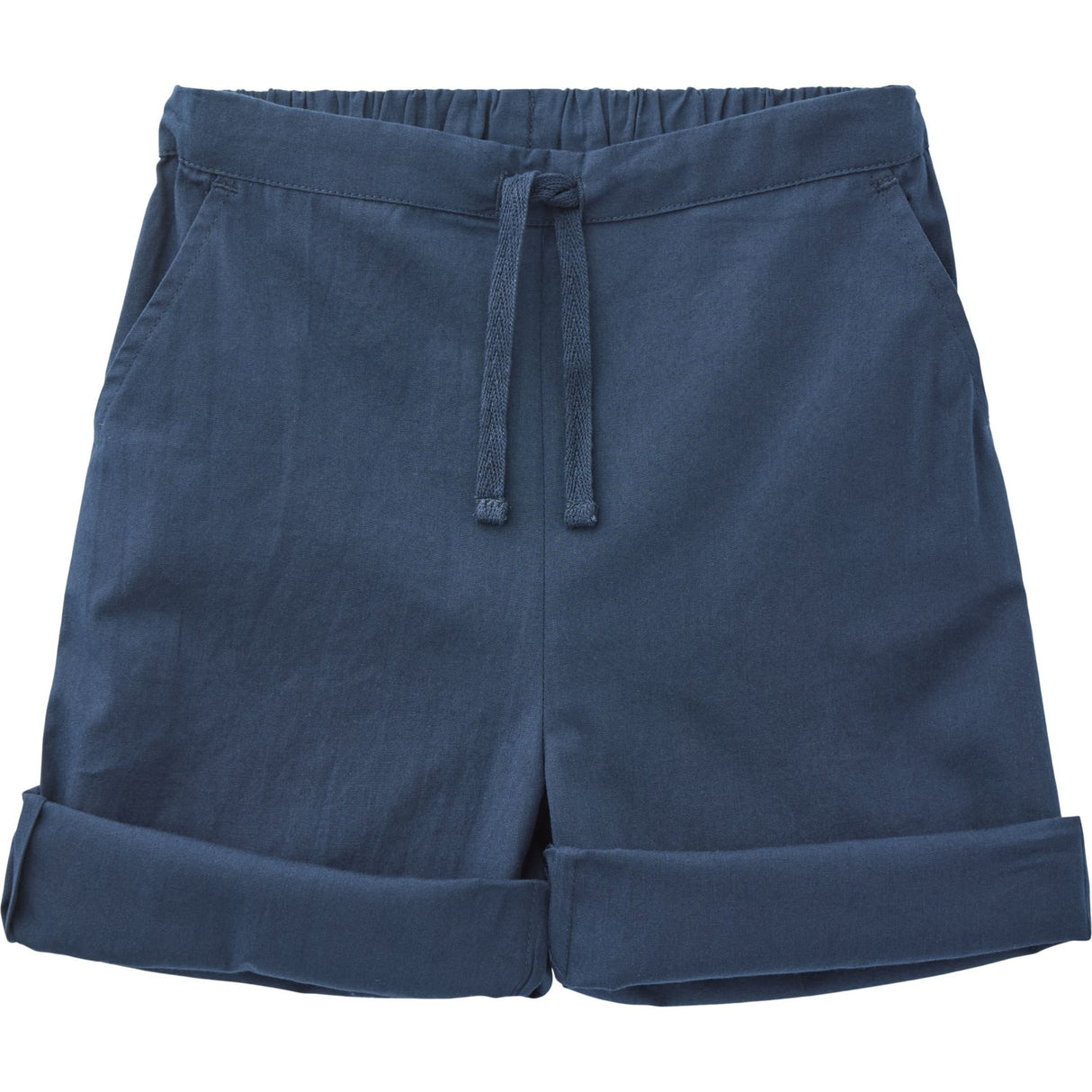 COPENHAGEN COLORS Navy Poplin Shorts med snøre